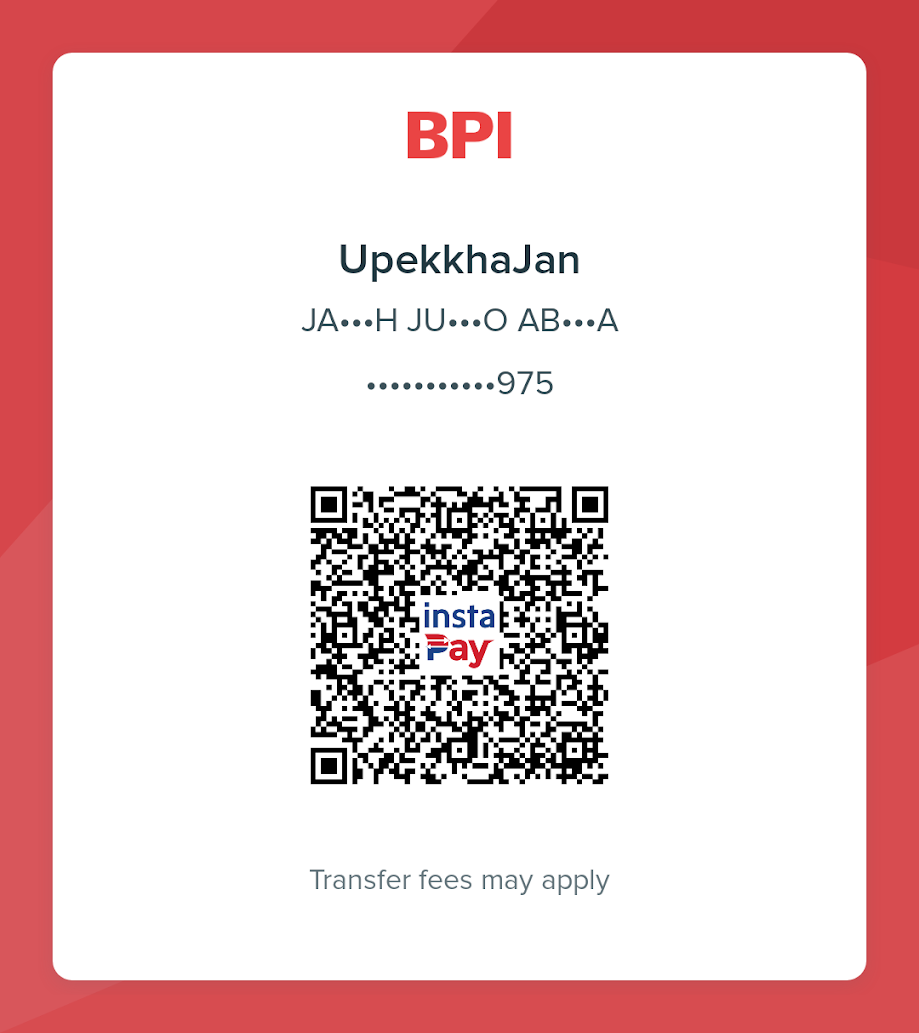 BPI QR code for Jannah Abueza